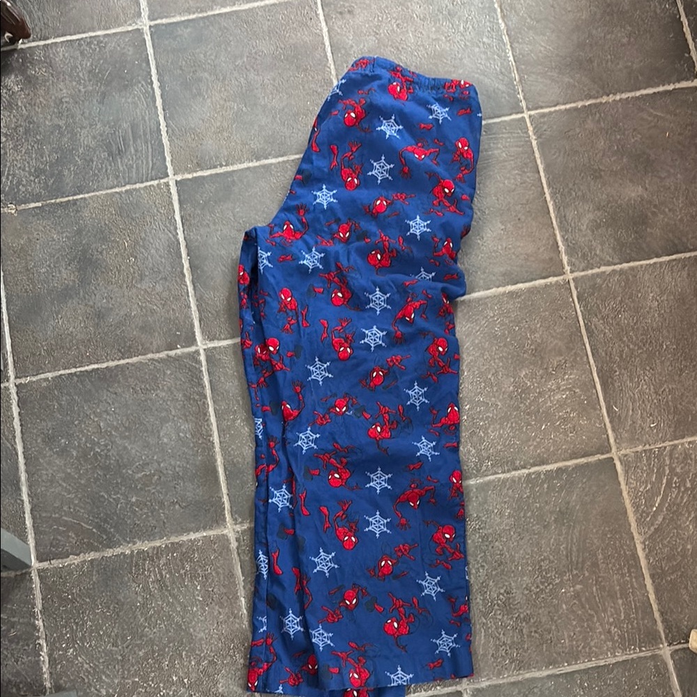 Marvel Blue Sweatpants with Red Stars